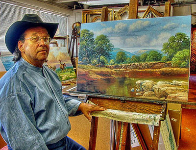 roger_iker artist and painting