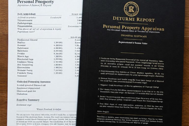 personal property appraisal report personal property appraisal report