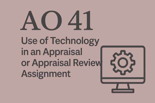 Appraisal Standards Board AO41 Appraisal Standards Board AO41
