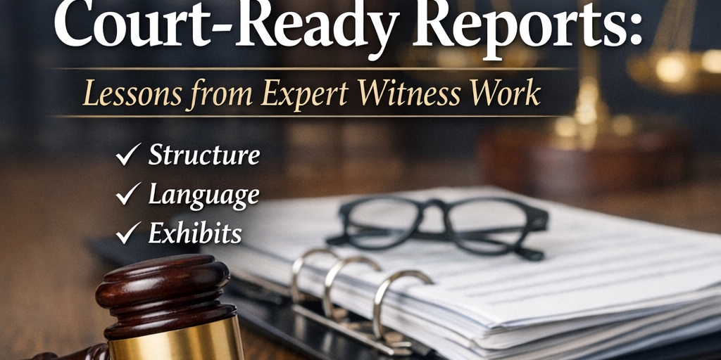 Court‑Ready Reports Lessons from Expert Witness Work court-ready-appraisal-reports-expert-witness-lessons