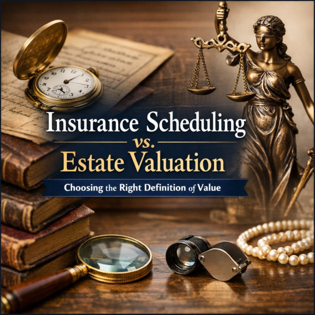 Insurance Scheduling vs. Estate Valuation Choosing the Right Definition of Value